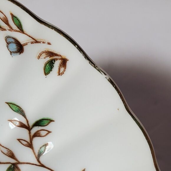 Norcrest Teacup and Saucer Orange Yellow Pink Flowers - Picture 6 of 11